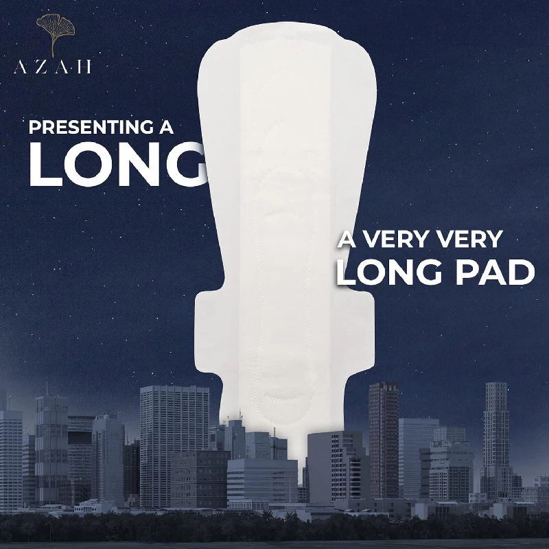 AZAH XXXL Heavy Flow Sanitary Pads, 12 Pads-2.webp